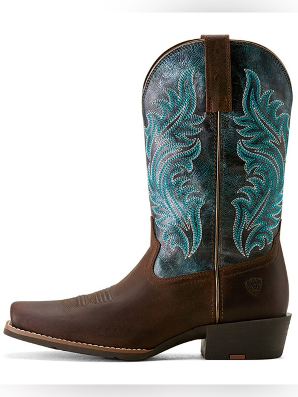 NWT ARIAT ARIAT ROUND UP PERFORMANCE WESTERN BOOTS - SQUARE TOE